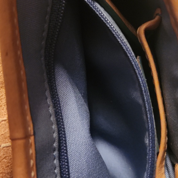 Vintage Dooney & Bourke  Gray/Tan/Multicolor Signature Coated Canvas Small Bag - Picture 5 of 13